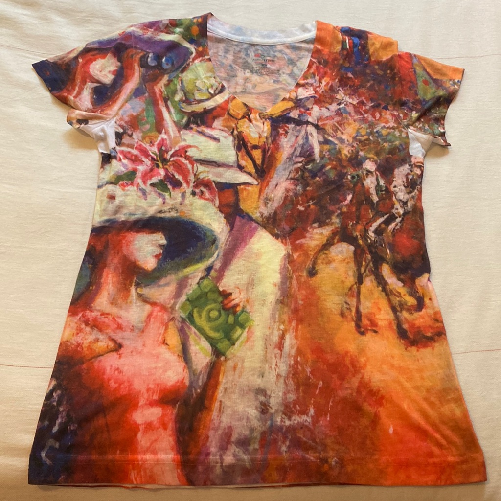 Authentic Kentucky Derby Art Tshirt